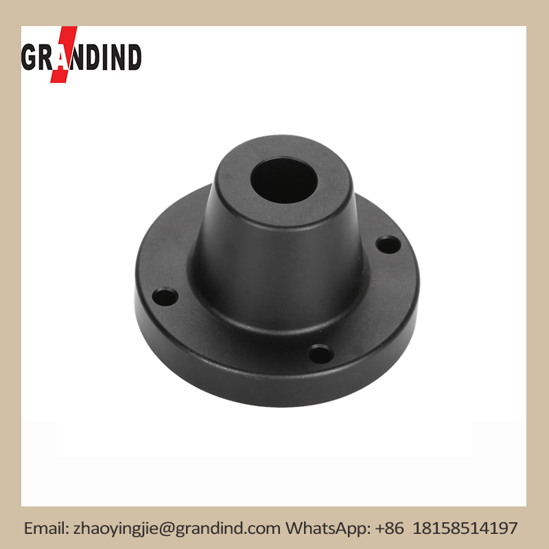 Sesendal Flange Aloi Aluminium Oksida Hitam | Komponen Ketepatan CNC - GRANDIND